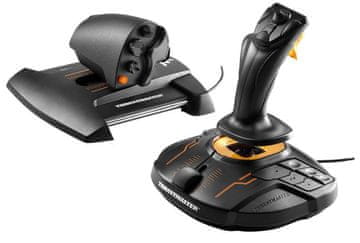 Thrustmaster Thrustmaster T-16000M FCS Hotas Črn, Oranžen USB Joystick Analogni / Digitalni MAC, PC