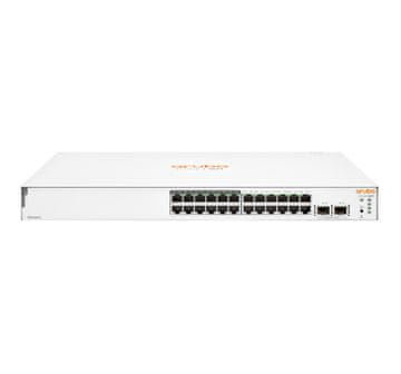 High Peak HPE Aruba Networking Aruba Instant On 1830 24G 12p Class4 PoE 2SFP 195W Upravljano L2 Gigabit Ethernet (10/100/1000) Power over Ethernet (PoE) 1U