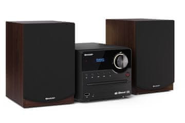 Sharp Sharp XL-B517D Hi-Fi mikro sistem 45 W Rjava