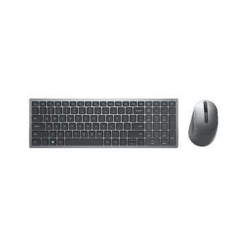 DELL Dell KM7120W brezžična tipkovnica RF + Bluetooth QWERTY US International, Siva/Titan