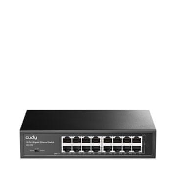 Cudy Cudy GS1016 omrežno stikalo Gigabit Ethernet (10/100/1000) Črna