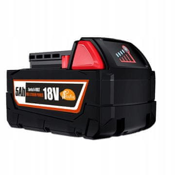 Rosfix Nadomestni Del za Akumulatorsko Orodje Milwaukee M18 – 18V 5Ah Li-Ion Battery With LED Indicator