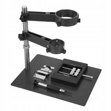 Rosfix Set Nosilec za Hotair in PCB – 2 Uporabni Držali, Magnetni BGA, 20×25 Cm, 1,6 Kg | za Servis GSM