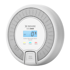 X-Sense CO03D digitalni detektor ogljikovega monoksida z LCD zaslonom (ZASXS00147WEU)