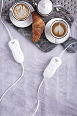 Adler Adler AD 7426 električna odeja Električni grelec za posteljo 60 W Siva Flis,Poliester