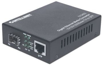 Intellinet Intellinet Gigabit Ethernet v SFP Media Converter, 10/100/1000Base-Tx v SFP slot, prazen