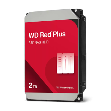 WD 2TB Red Plus 3,5" SATA 6Gb/s 5400rpm 64MB HDD disk