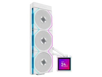 Lian Li HydroShift II LCD-S 360TL komplet za tekočinsko hlajenje, ARGB, bel (GHS2LCDS36TW)