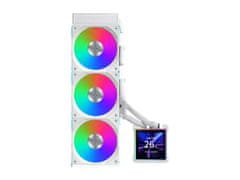 Lian Li HydroShift II LCD-S 360CL komplet za tekočinsko hlajenje, ARGB, bel (GHS2LCDS36CW)