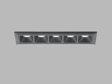 LED2 Vgradna stropna svetilka Aulix (2250933) LINEAR 5, B recessed black
