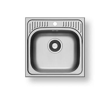 PYRAMIS Kuhinjsko korito iz nerjavečega jekla ET34 3 1/2 (105060901)