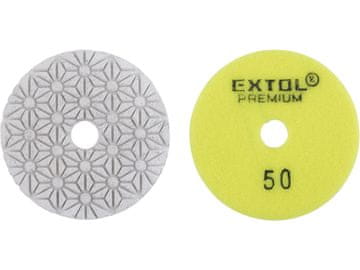 Extol Premium Polirno kolo 8803090 diamond polishing disc for tiles, O100mm, P50, Velcro