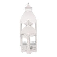 Autronic Svetilka Metal lantern - four-sided, white, price for a set of 2 pieces (JL343)