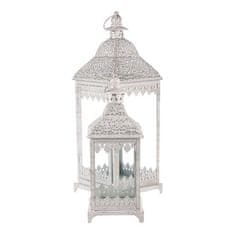 Autronic Svetilka Metal lantern - antique, white-antique, price for a set of 2 pieces (JL326)