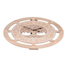 Autronic Stenska ura Wall clock - diameter 60 cm, MDF, tree of life in the center (HW4004)