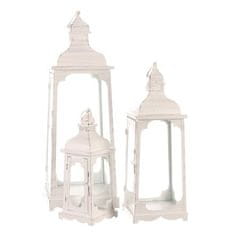 Autronic Svetilka Metal lantern - four-sided, white, price for a set of 3 pieces (LUC300)