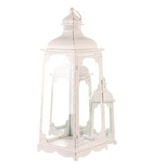 Autronic Svetilka Metal lantern - four-sided, white, price for a set of 3 pieces (LUC300)