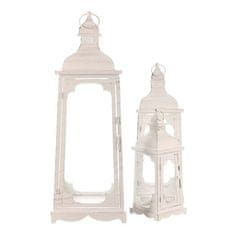 Autronic Svetilka Metal lantern - four-sided, white, price for a set of 3 pieces (LUC300)