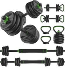 Tunturi Set uteži in ročk 20 kg