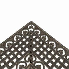 Vidaxl Komplet vrtne mize 3 pcs Bronasta Lit aluminij