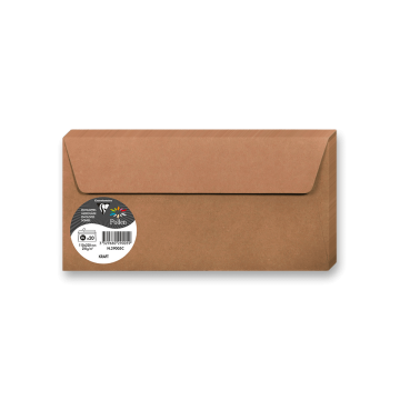 Clairefontaine Ovojnica Kraft - DL, samolepilna, 20 kosov