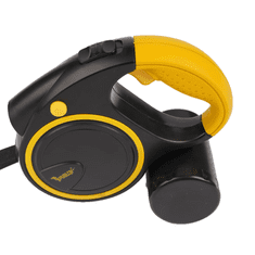 Purlov avtomatski raztegljiv povodec za psa z LED svetilko, 10-25 kg, 5 m