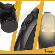 Purlov avtomatski raztegljiv povodec za psa z LED svetilko, 10-25 kg, 5 m