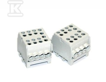 slomart Glavna kabelska objemka Kavelj 35-1/6-p szary.2x35mm2/6x25mm2