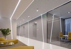 Optonica ALU profil za LED trak 2m VGRADNI (knauf) - komplet