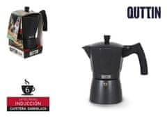 Quttin kafetiera za indukcijo, 6 skodelic, črna (BQ01100970922)