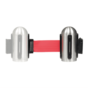 Securit by Vermes STENSKA KONZOLA za USMERJEVALNI izvlečni TRAK rdeče barve Steel RSRTWMRVSRD