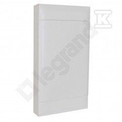 LEGRAND Nadometna razdelilna omarica PRACTIBOX S 4x12 z belimi vrati (48 modulov)