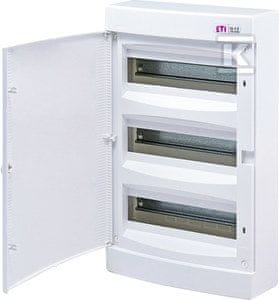 ETI Nadometna razdelilna omarica 36 modulov IP40 bela vrata ECT36PO-s