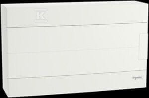 Schneider Electric Nadometna razdelilna omarica, Easy9 EU IP40 EZ9EU-1-18-NT-P bela vrata 1 vrsta 18 modulov/vrsta