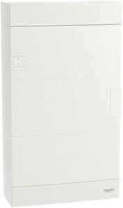 Schneider Electric Nadometna razdelilna omarica, Easy9 EU IP40 EZ9EU-3-12-NT-P bela vrata 3 vrste 12 modulov/vrsta