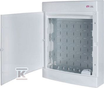 ETI Nadometno ohišje MEDIA, opremljeno s ploščo in vtičnico ECT 3X18PO MEDIA.