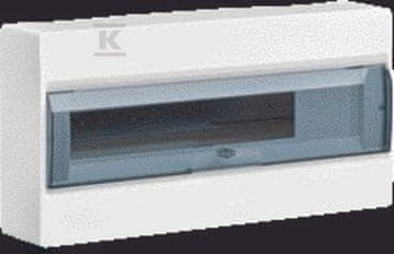 Hager Razdelilna omarica COSMOS 1x18M nadometna, IP40, prosojna vrata