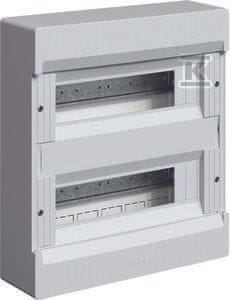 Hager Razdelilna omarica COSMOS 2x12M nadometna, IP30, brez vrat