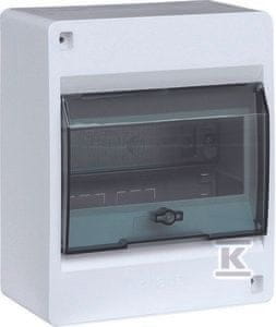 Hager Razdelilna omarica IC2 1x6 modularna vgradna IP40 prozorna vrata