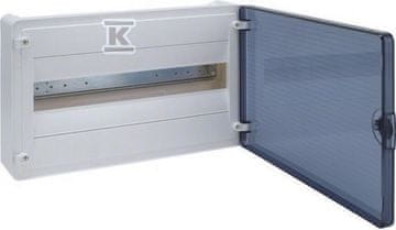 Hager Nadometna razdelilna omarica Golf IP40, prosojna vrata, 18 modulov