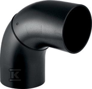Geberit PEHD koleno 200/90, črne barve (HDPE drenaža)