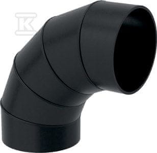 Geberit PEHD segmentni komolec 250/90, črne barve (HDPE odvodnjavanje)