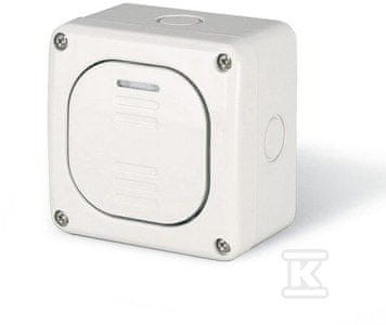 SCAME Nadometno stikalo za stopnišče, 10AX M95, IP66, sivo, PROTECTA