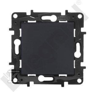 LEGRAND Vmesno stikalo 10AX - črno, NILOE STEP