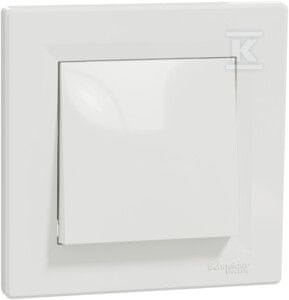 Schneider Electric Stopniščno stikalo, belo Asfora