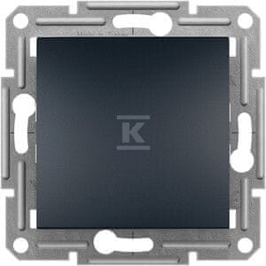 Schneider Electric Stopniščno stikalo (vijačni priključki) brez okvirja, antracit Asfora