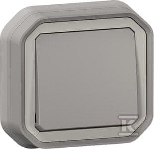 LEGRAND Stopniščno stikalo, vgradni komplet 10AX - 250 V~ - sivo, NOVO PLEXO 55