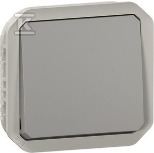 LEGRAND Stopniščno stikalo, 10AX-250V~ mehanizem - sivo, NOVO PLEXO 55