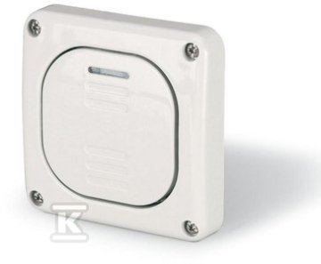 SCAME Vgradno stopniščno stikalo 10AX M95, IP66, sivo, PROTECTA