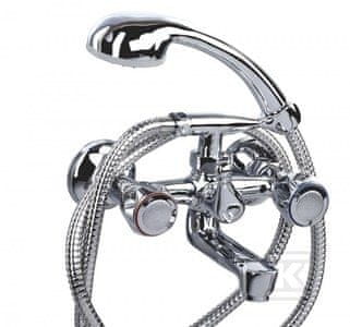 Valvex Kopalniška armatura Class, stenska, dvoročna, kromirana